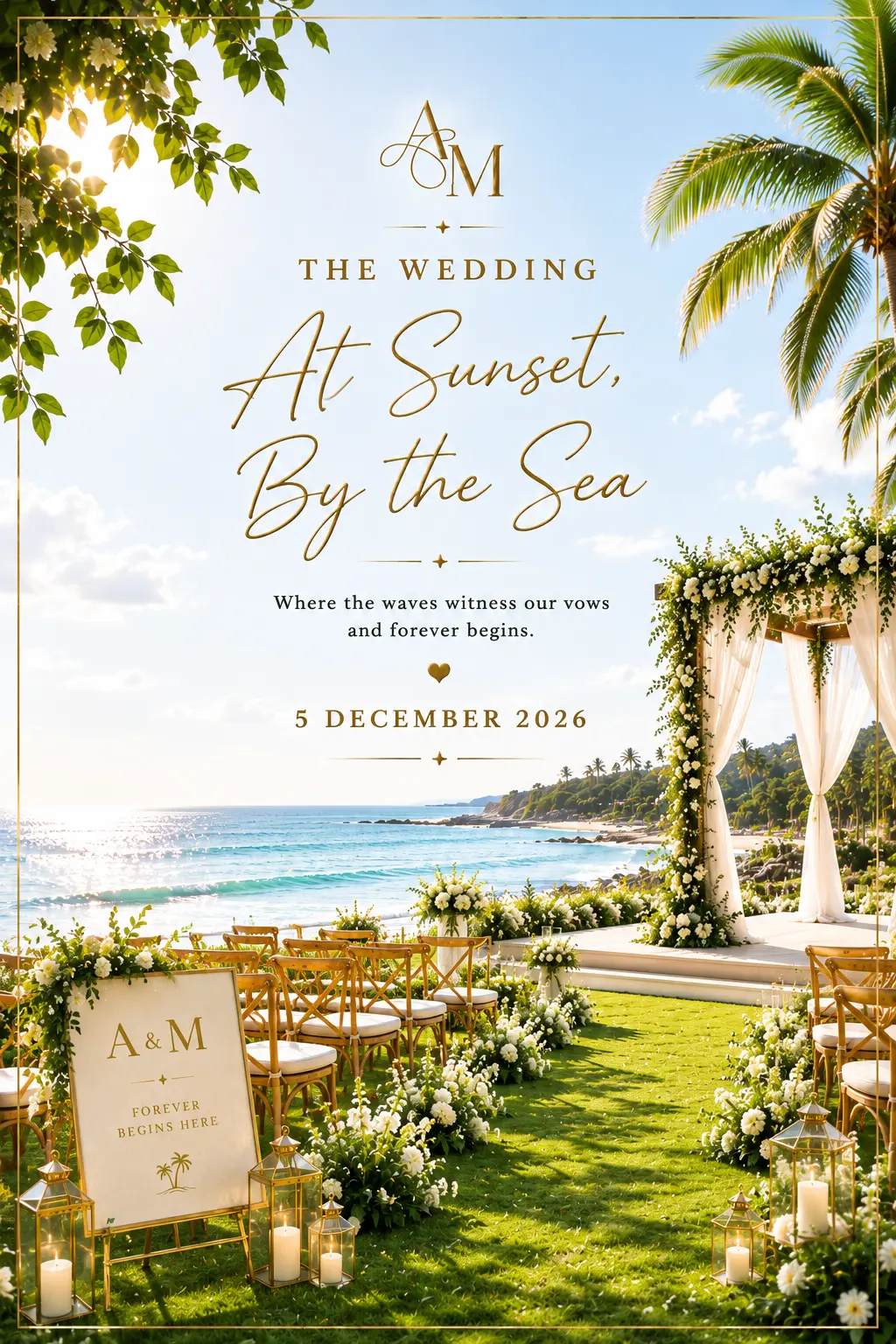 The Wedding — At Sunset, By the Sea, 5 December 2026
